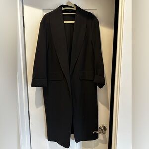 Alexander Wang classic black duster for the city chic it girl.